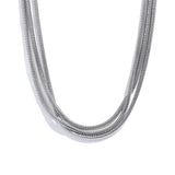Alexandra Long Layered Chain Necklace – Sleek & Stylish Piece | Huna Jewelry
