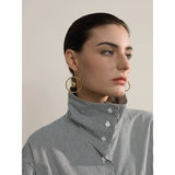 Eleanora Pendulum Drop Earrings – Stylish Stainless Steel Design | Huna Jewelry