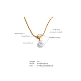 Mila Pearl Pendant Necklace – Beaded Versatile Chic Jewelry | Huna Jewelry