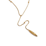 Kiara Y Necklace – Trendy Drop Pendant, Water Resistant | Huna Jewelry