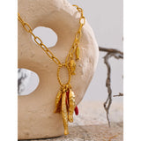 Naomi Fish and Chili Pendant Necklace – Unique Stylish Jewelry | Huna Jewelry