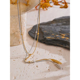 Kiara Y Necklace – Trendy Drop Pendant, Water Resistant | Huna Jewelry