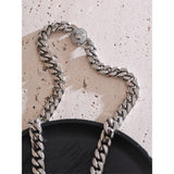 Cammie Cuban Chain Necklace for Men – 55cm Stainless Steel Waterproof Jewelry | Huna Jewelry