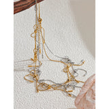 Bow Knot Necklace – Elegant Gold-Plated Jewelry | Huna Jewelry