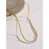 Fiadh Minimalist Thin Chain Necklace – Delicate & Chic Piece | Huna Jewelry