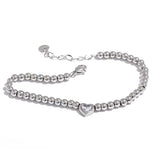 Mimi Beaded Heart Bracelet – Waterproof, Minimalist & Chic Charm | Huna Jewelry