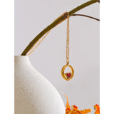 Brooke Round Pendant with Heart – Unique & Elegant Necklace  | Huna Jewelry