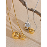 Hattie Bead Pendant Necklace – Minimalist & Elegant Jewelry | Huna Jewelry
