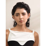 Christa Pearl Drop Earrings – Elegant & Hypoallergenic Jewelry | Huna Jewelry
