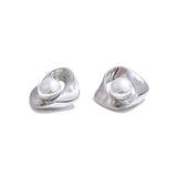 Ronda Pearl Stud Earrings – Elegant & Chic Classic Jewelry for Women | Huna Jewelry