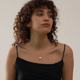 Heart Locket Charm Necklace – Waterproof Photo Pendant Gift | Huna Jewelry