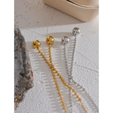 Hallie Beaded Drop Necklace – Elegant & Timeless Jewelry | Huna Jewelry