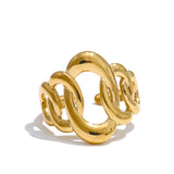 Nola Hollow Ring – Modern & Stylish Statement Jewelry | Huna Jewelry