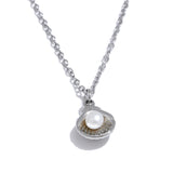 Estelle Shell & Pearl Pendant Necklace – Elegant & Timeless Jewelry | Huna Jewelry