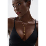 Hallie Beaded Drop Necklace – Elegant & Timeless Jewelry | Huna Jewelry