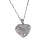 Heart Locket Charm Necklace – Waterproof Photo Pendant Gift | Huna Jewelry
