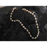 Fatima Pearl Beaded Necklace – Classic & Elegant Everyday Jewelry | Huna Jewelry