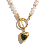Harriet Pearl Heart Necklace – Dainty & Timeless Jewelry | Huna Jewelry