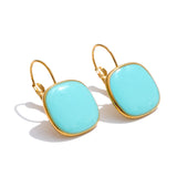 Isla Square Colored Earrings – Bold & Trendy Statement Jewelry | Huna Jewelry