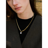 Cosima Waterdrop Pendant Necklace – Bold, Elegant & Classic Jewelry | Huna Jewelry