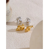 Vega Conch Stud Earrings – Unique & Stylish Sea Shell Jewelry | Huna Jewelry