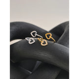 Adjustable Lucky Love Double Open Heart Ring – Timeless Elegance | Huna Jewelry