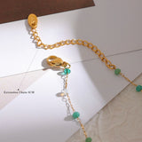 Orna Flower Pendant Necklace – Crystal Beaded Waterproof Jewelry | Huna Jewelry