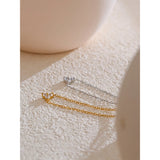 Elsa Flower Pendant Necklace – Delicate & Waterproof Jewelry | Huna Jewelry