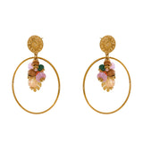 Hyacinth Fruity Bead Drop Earrings – Colorful & Waterproof Dangles | Huna Jewelry