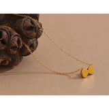 Emilia Bow and Pearl Pendant Necklace – Chic & Sweet Golden Jewelry | Huna Jewelry