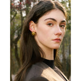 Bowie Sun Stud Earrings – Waterproof & Stylish Design | Huna Jewelry