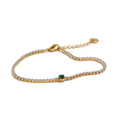 Lyda Tennis Bracelet – Delicate & Timeless Cubic Zirconia Jewelry | Huna Jewelry