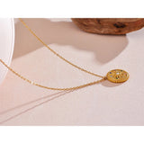 Shelby | Star Pendant Necklace – Multicolored Zircon Stones – Women's Dainty Jewelry – Stainless Steel