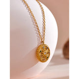 Shelby | Star Pendant Necklace – Multicolored Zircon Stones – Women's Dainty Jewelry – Stainless Steel
