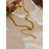 Sloane Star & Moon Drop Pendant – Dainty Link Chain Necklace | Huna Jewelry