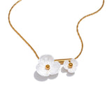 Stella Floral Pendant Necklace – Delicate Collar Jewelry for Women | Huna Jewelry