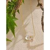 Stella Floral Pendant Necklace – Delicate Collar Jewelry for Women | Huna Jewelry