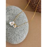 Stella Floral Pendant Necklace – Delicate Collar Jewelry for Women | Huna Jewelry
