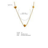 Stephanie Heart Pendant Necklace – Delicate & Chic Jewelry for Women | Huna Jewelry