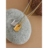 Storm Rectangle Pendant Necklace – Engraved Meaningful Jewelry | Huna Jewelry