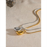 Susan Geometric Pendant Necklace – Minimalist & Waterproof Jewelry | Huna Jewelry