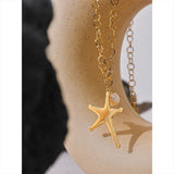 Sutton Star & Natural Pearl Necklace – Chic Pendant Jewelry | Huna Jewelry
