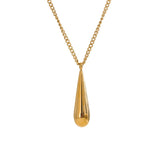 Sydney Waterdrop Pendant Necklace – Long & Minimalist Jewelry | Huna Jewelry