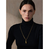 Sydney Waterdrop Pendant Necklace – Long & Minimalist Jewelry | Huna Jewelry