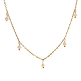 Tabitha Pearl Link Chain Necklace – Elegant Freshwater Jewelry | Huna Jewelry