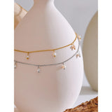 Tabitha Pearl Link Chain Necklace – Elegant Freshwater Jewelry | Huna Jewelry