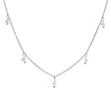 Tabitha Pearl Link Chain Necklace – Elegant Freshwater Jewelry | Huna Jewelry