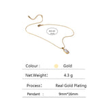 Talia Rectangle Pendant Necklace – Sleek Black & White Minimalist Jewelry | Huna Jewelry