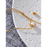 Tallulah Pearl Y Necklace – Delicate & Elegant Charm Jewelry | Huna Jewelry
