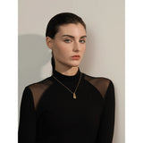 Tina Minimalist Pendant Necklace – Sleek & Modern Jewelry | Huna Jewelry
